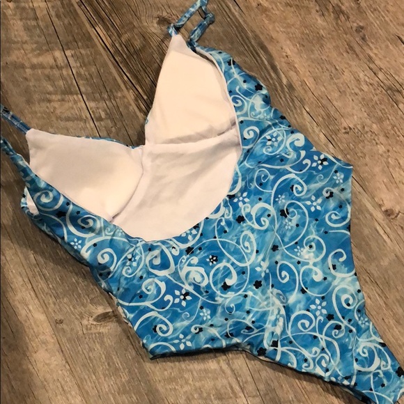 LIGHT BLUE SWIMSUIT - Picture 3 of 8